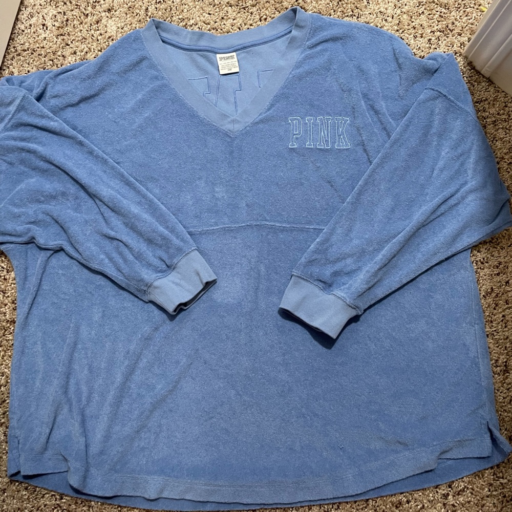 VARSITY BEACH TERRY V NECK